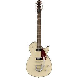 Foto van Gretsch g5210t-p90 electromatic jet two 90 single-cut bigsby il vintage white elektrische gitaar