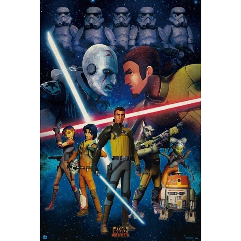 Foto van Grupo erik star wars rebels duelo poster 61x91,5cm