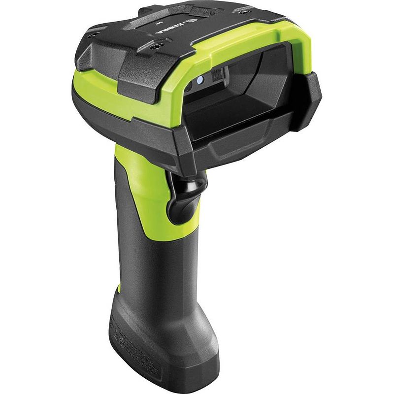 Foto van Zebra ds3608-sr barcodescanner kabel 1d, 2d imager zwart, groen handmatig usb