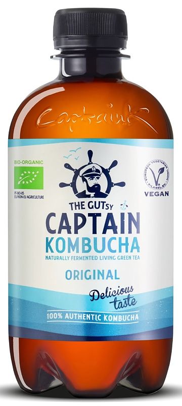 Foto van The gutsy captain kombucha original