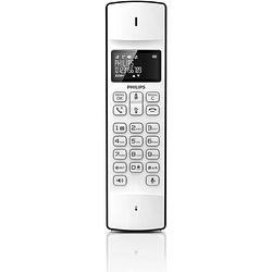 Foto van Philips dect telefoon m4501w/01 - compact ontwerp - telefoonboek tot 50 namen - 16 uur spreektijd - zwart