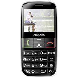 Foto van Emporia euphoria senioren mobiele telefoon met laadstation, sos-knop zwart