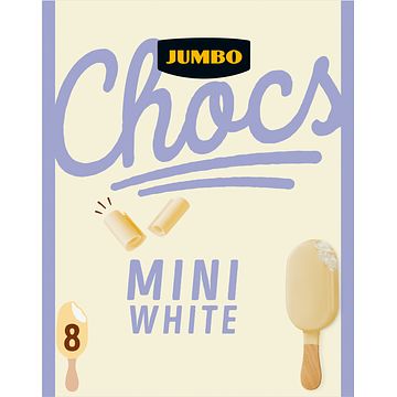 Foto van Jumbo chocs mini wit 8 stuks