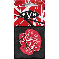 Foto van Dunlop evh102p060 tortex evh frankenstein 0.60 mm plectrumset (6 stuks)