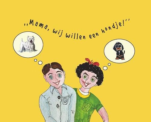 Foto van Mama,wij willen een hondje - dick keeven - hardcover (9789090370088)