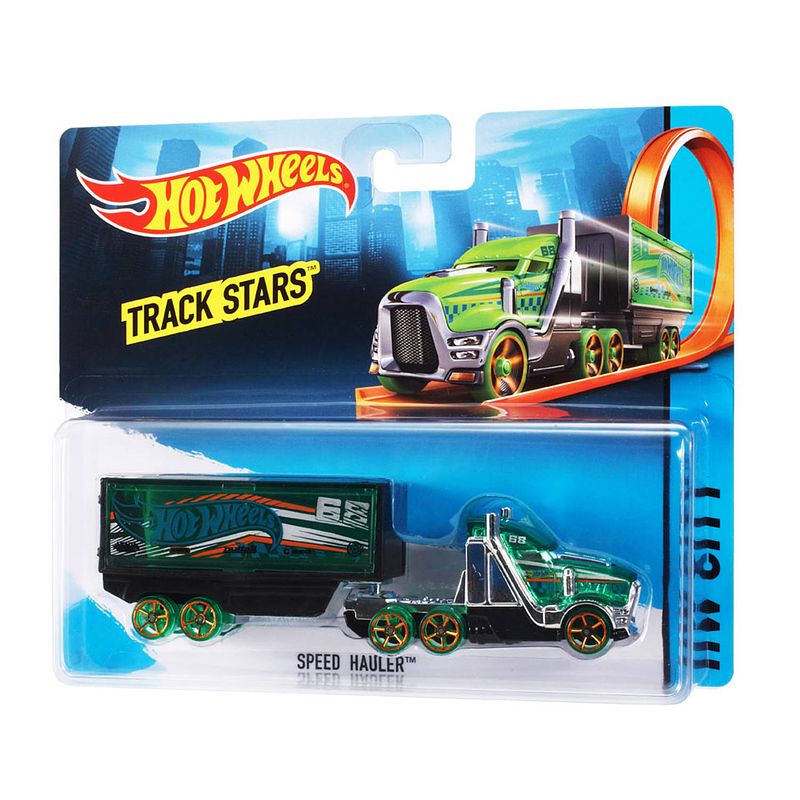 Foto van Hot wheels track stars trucks