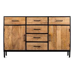 Foto van Benoa manila sterre 6 drawer sideboard 145 cm