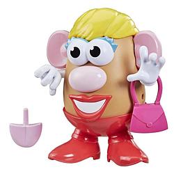 Foto van Hasbro speelfiguur mrs. potato head junior 19 cm rood 12-delig