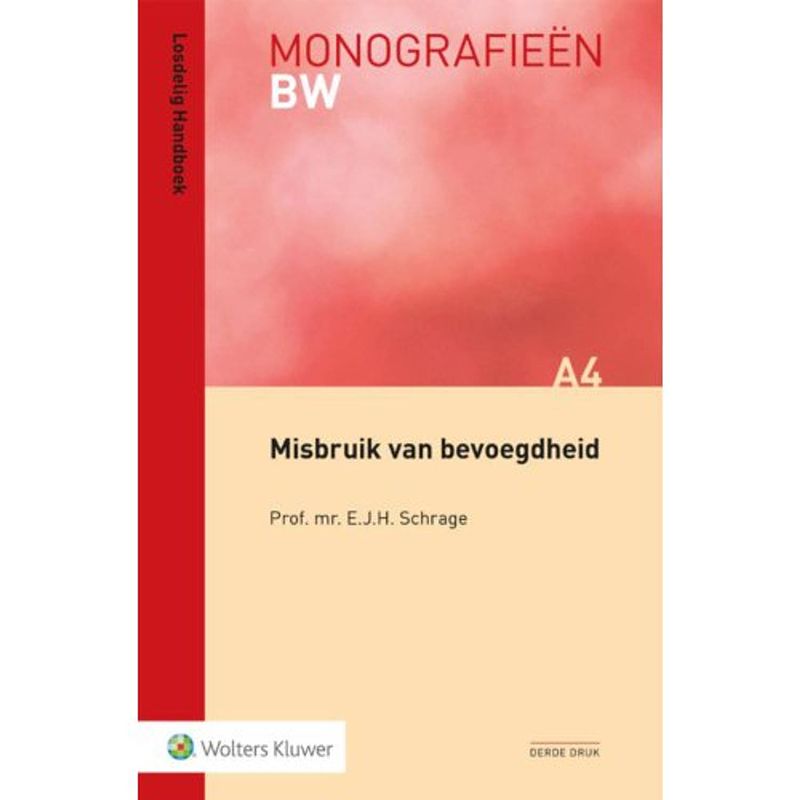 Foto van Misbruik van bevoegdheid - monografieen bw