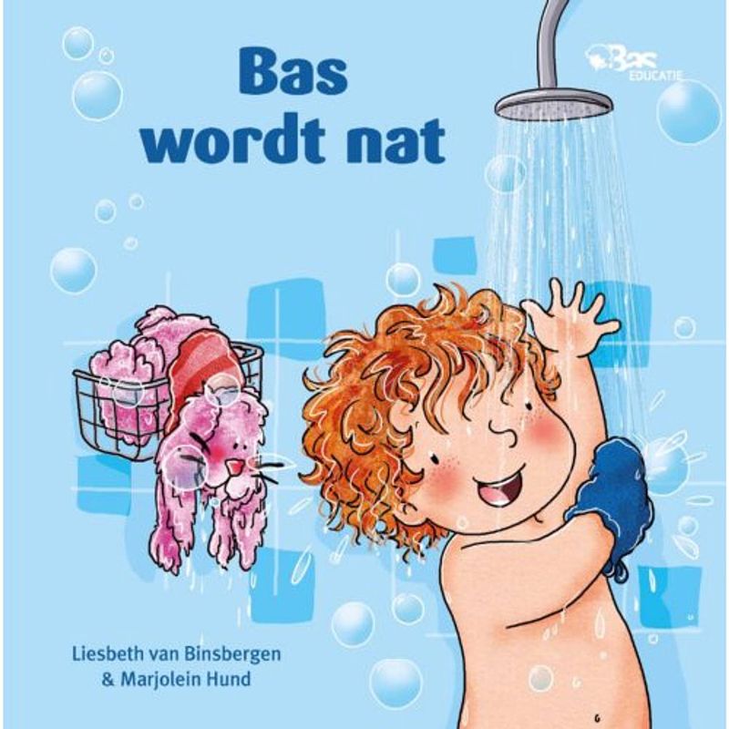 Foto van Bas wordt nat - bas