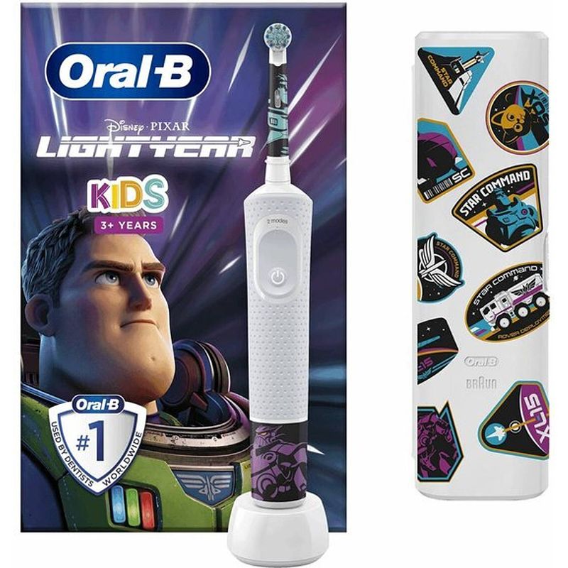 Foto van Oral-b kids - buzz lightyear - elektrische tandenborstel - met reisetui