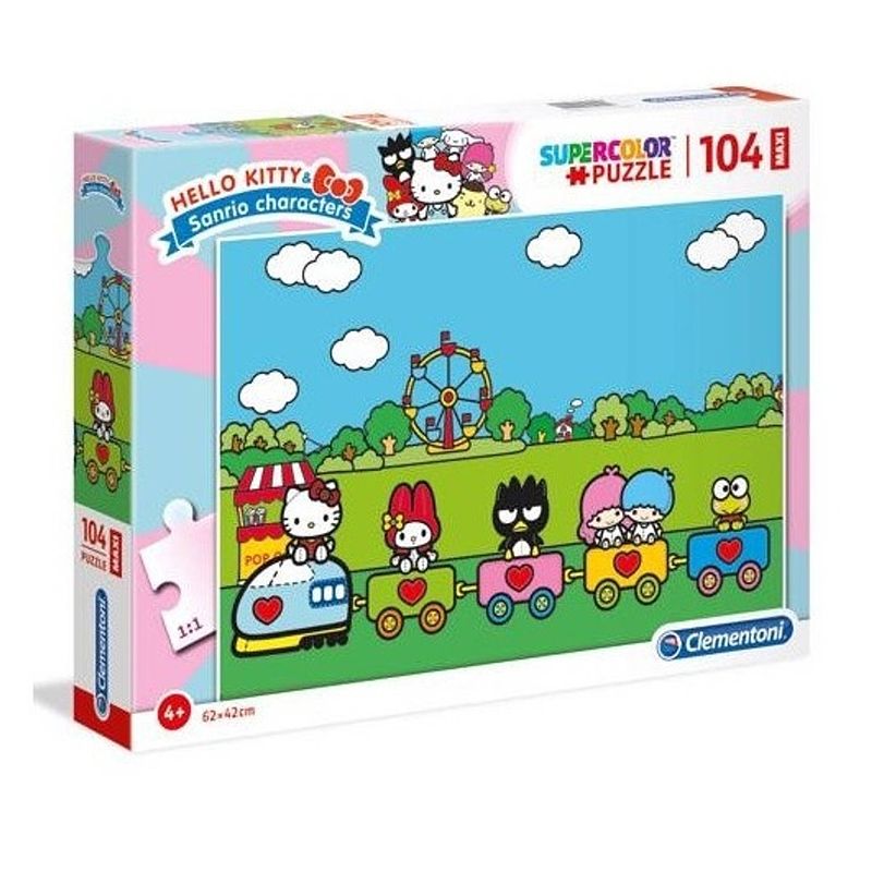 Foto van Clementoni legpuzzel hello kitty 104 stukjes