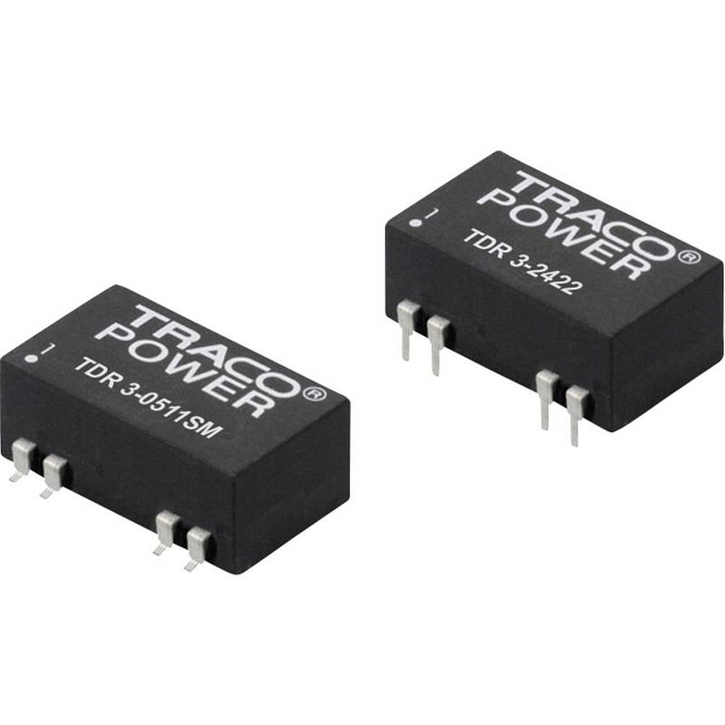 Foto van Tracopower tdr 3-2413sm dc/dc-converter, print 24 v/dc 15 v/dc 200 ma 3 w aantal uitgangen: 1 x