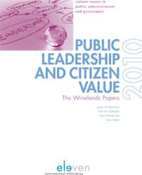 Foto van Public leadership and citizen value - 2010 - - ebook