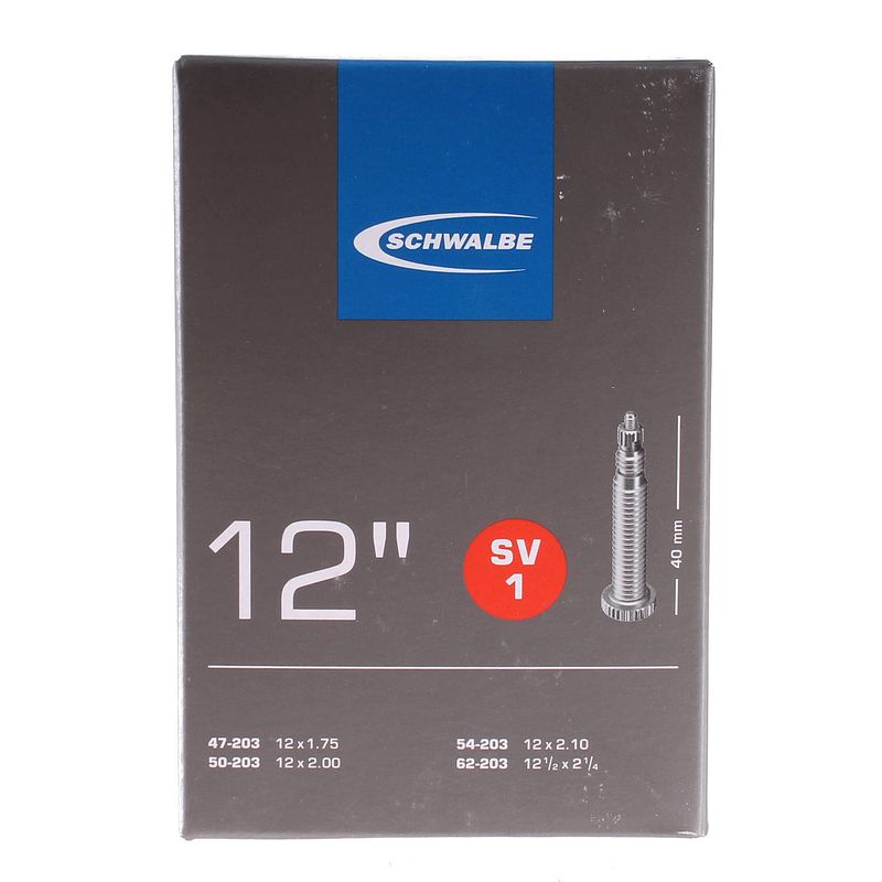 Foto van Schwalbe binnenband sv1 12 1/2 x 1.75 (47/62-203) fv 35 mm