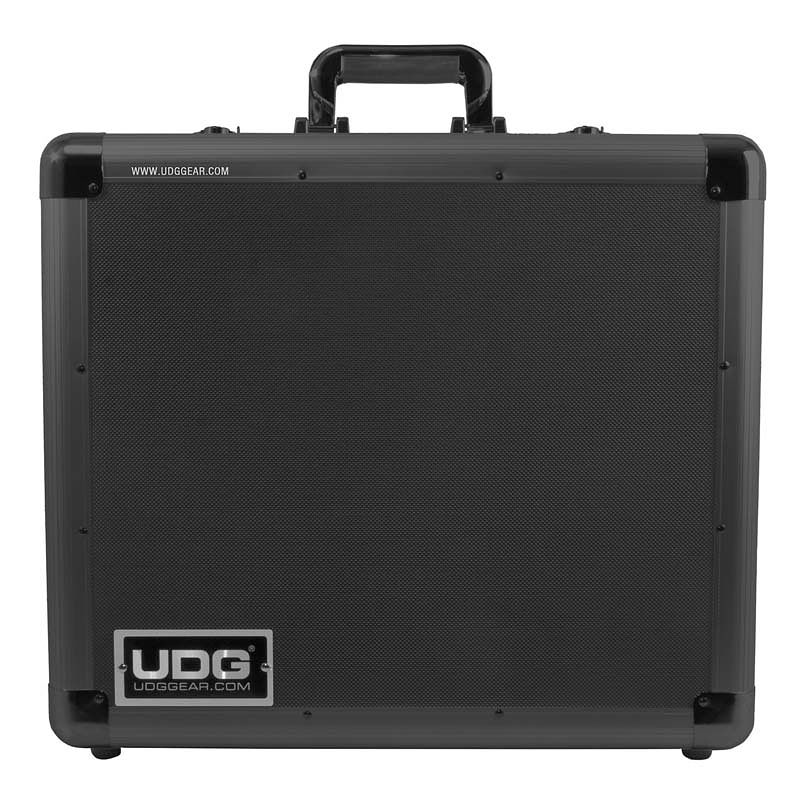 Foto van Udg ultimate pick foam flight case multi format turntable black platenspeler flightcase met plukschuim zwart