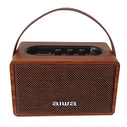 Foto van Aiwa mi-x100 retro bluetooth speaker 20 watt - bruin