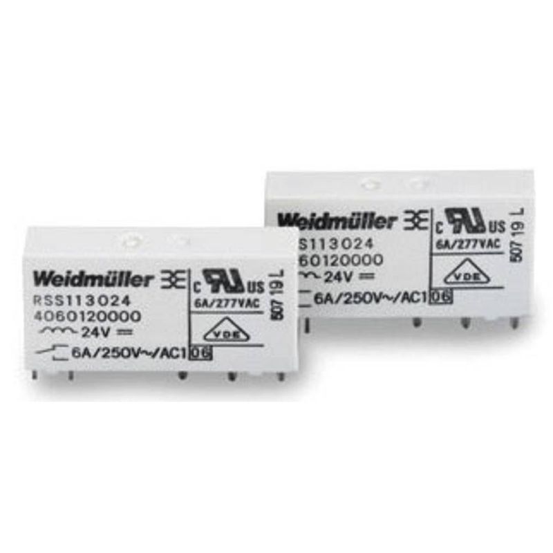 Foto van Weidmüller rss113005 05vdc-rel1u steekrelais 5 v/dc 6 a 1x wisselcontact 1 stuk(s)