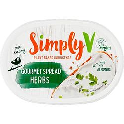 Foto van Simply v gourmet spread herbs 150g bij jumbo