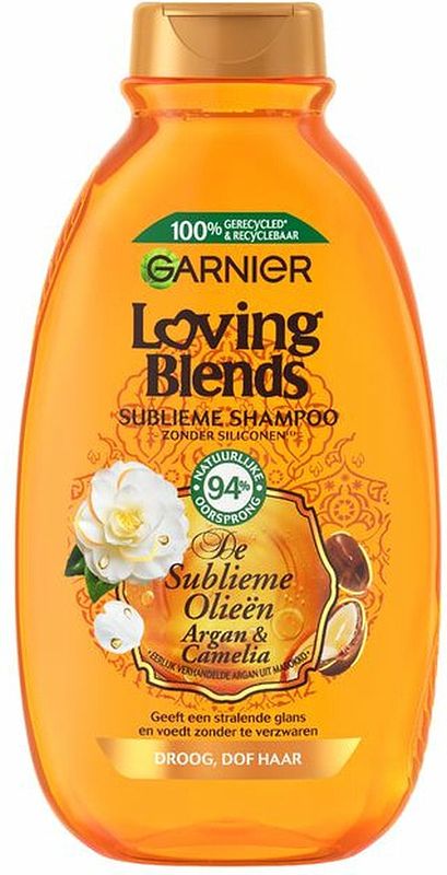 Foto van Garnier loving blends shampoo argan & cameliaolie 300ml bij jumbo