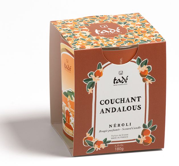 Foto van Tadé couchant andalous neroli geurkaars