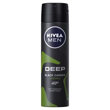 Foto van Nivea men deep black carbon amazonia 48h antitranspirant 150ml bij jumbo