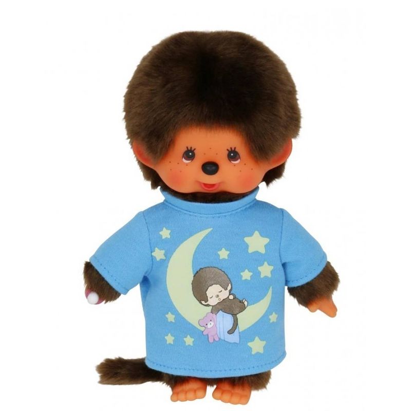 Foto van Monchhichi glow in the dark jongen - 20 cm