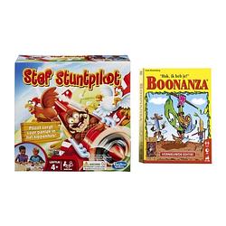 Foto van Spellenbundel - 2 stuks - stef stuntpiloot & boonanza