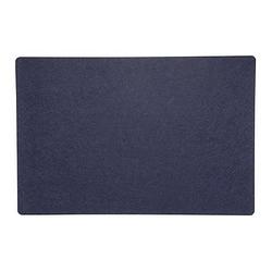 Foto van Rechthoekige placemat met ronde hoeken polyester navy blauw 30 x 45 cm - placemats