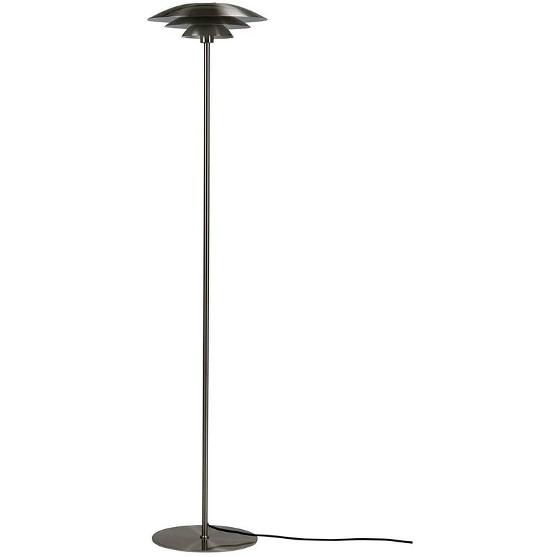 Foto van Dyberg larsen staande lamp monaco 125 cm g9 rvs 33w zilver