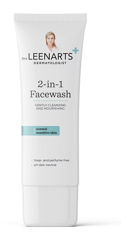 Foto van Drs leenarts 2-in-1 facewash normale huid