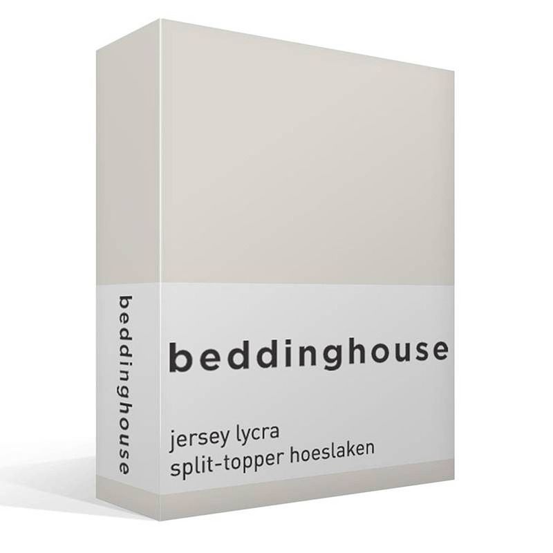 Foto van Beddinghouse jersey lycra split-topper hoeslaken - lits-jumeaux (180x200/220 cm)