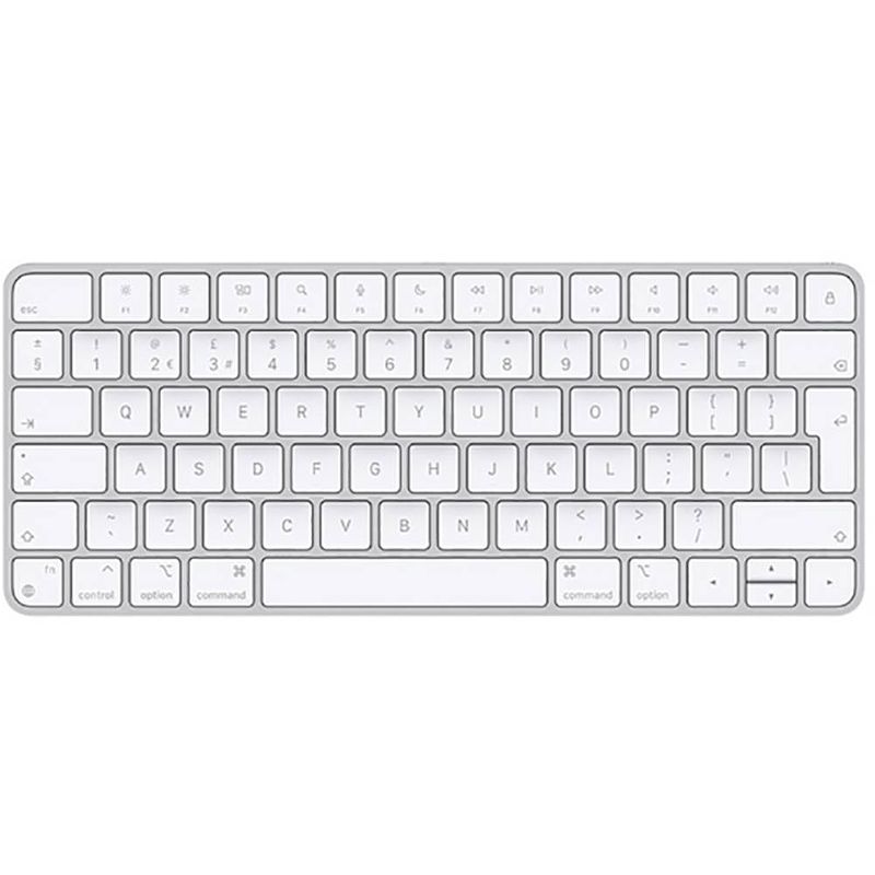 Foto van Apple magic keyboard toetsenbord bluetooth wit oplaadbaar