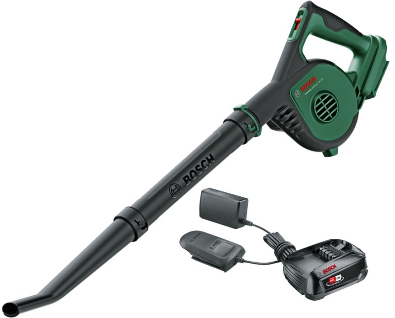 Foto van Bosch universal leafblower 18v-130 + starterset 1 x 18v accu (2,5 ah)