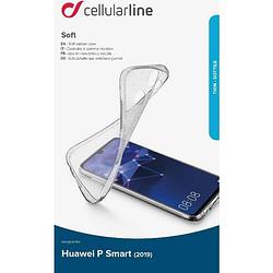 Foto van Cellularline softpsmart19t backcover huawei p smart transparant