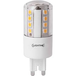 Foto van Lightme lm85335 led-lamp energielabel e (a - g) g9 stiftfitting 4.5 w = 42 w warmwit (ø x l) 24 mm x 64 mm dimbaar 1 stuk(s)