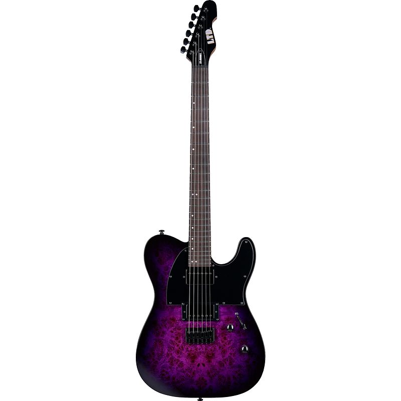 Foto van Esp ltd te-200dx purple burst elektrische gitaar