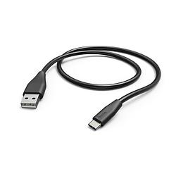 Foto van Hama laad/synchro kabel usb type-c 1.5m telefonie accessoire zwart