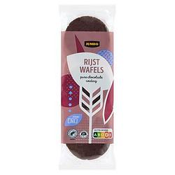 Foto van Jumbo rijstwafels pure chocolade coating 3 x 3 stuks 150g