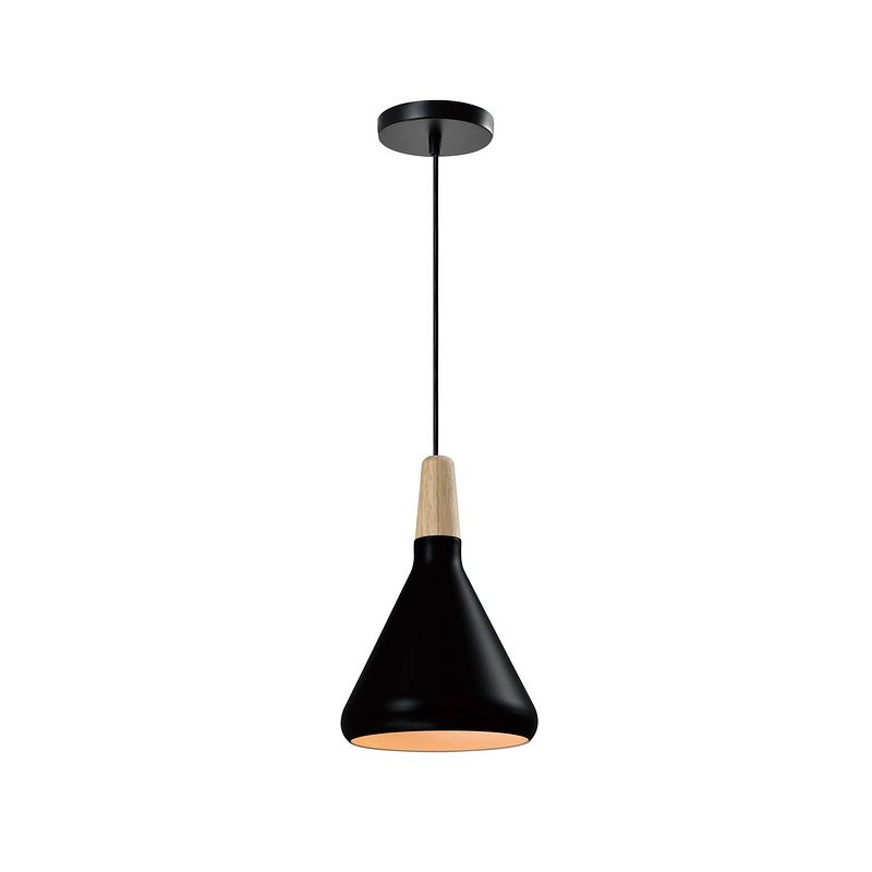 Foto van Quvio hanglamp langwerpig zwart - quv5134l-black