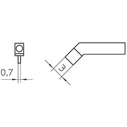 Foto van Weller rtw3 soldeerpunt beitelvorm, recht grootte soldeerpunt 3 mm inhoud: 1 stuk(s)