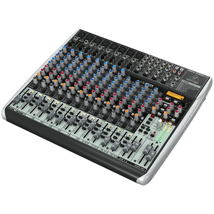 Foto van Behringer xenyx qx2222usb pa en studio mixer