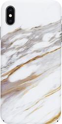 Foto van Bluebuilt white golden grey marble hard case apple iphone xs max back cover