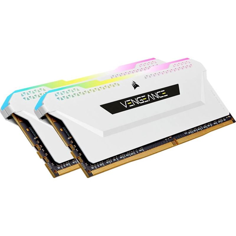 Foto van Corsair cmh32gx4m2d3600c18w werkgeheugen voor server ddr4 32 gb 2 x 16 gb 3600 mhz 288-pins dimm cmh32gx4m2d3600c18w