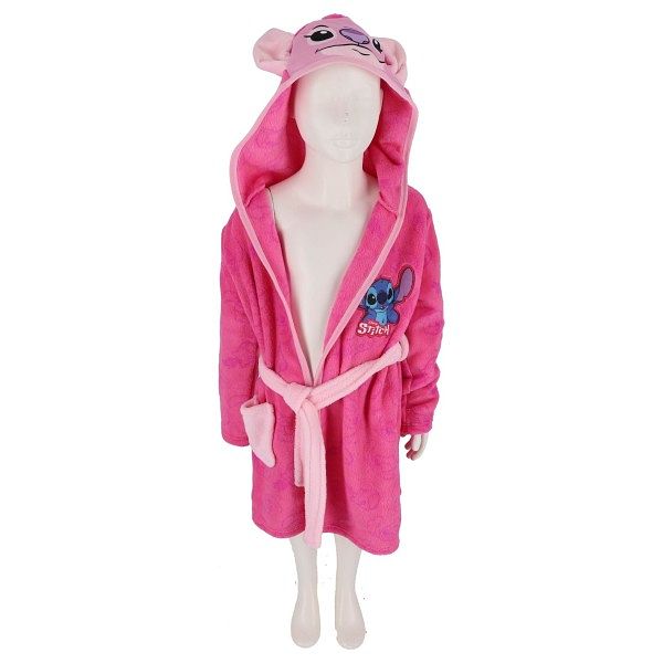 Foto van Lilo & stitch badjas roze maat 110-116