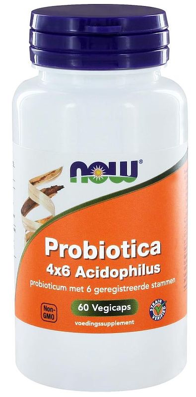 Foto van Now 4x6 acidophilus capsules