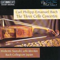 Foto van C.p.e. bach: the three cello concertos - cd (7318590008072)