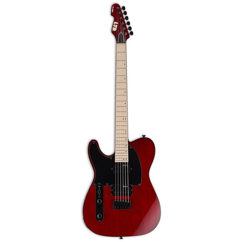 Foto van Esp ltd te-200 lh see thru black cherry linkshandige elektrische gitaar