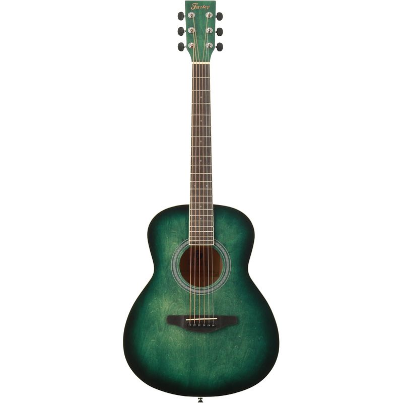 Foto van Fazley w55-col-g-3/4 colourtune western gitaar groen