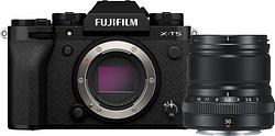 Foto van Fujifilm x-t5 zwart + xf 50mm f/2.0 r wr